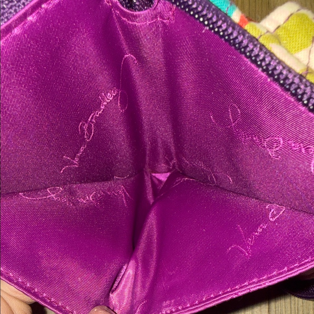 Vera Bradley Multicolor Patterned Zip Around Wris… - image 5